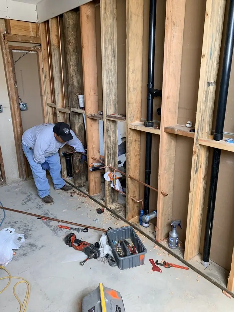 Commercial rough-in plumbing for Gas Line Repair in Hoot Owl Hill